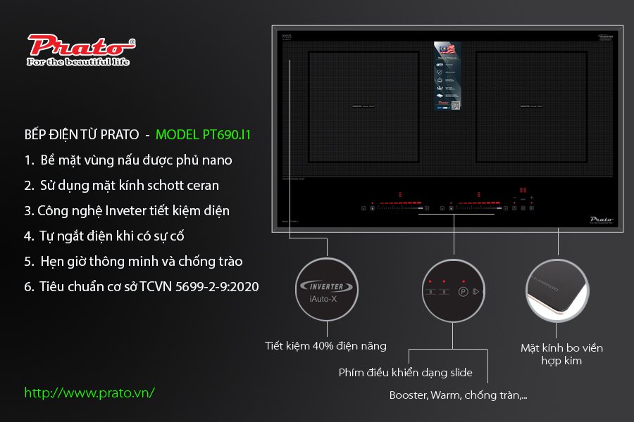 Bếp từ Model: PT-690.I1