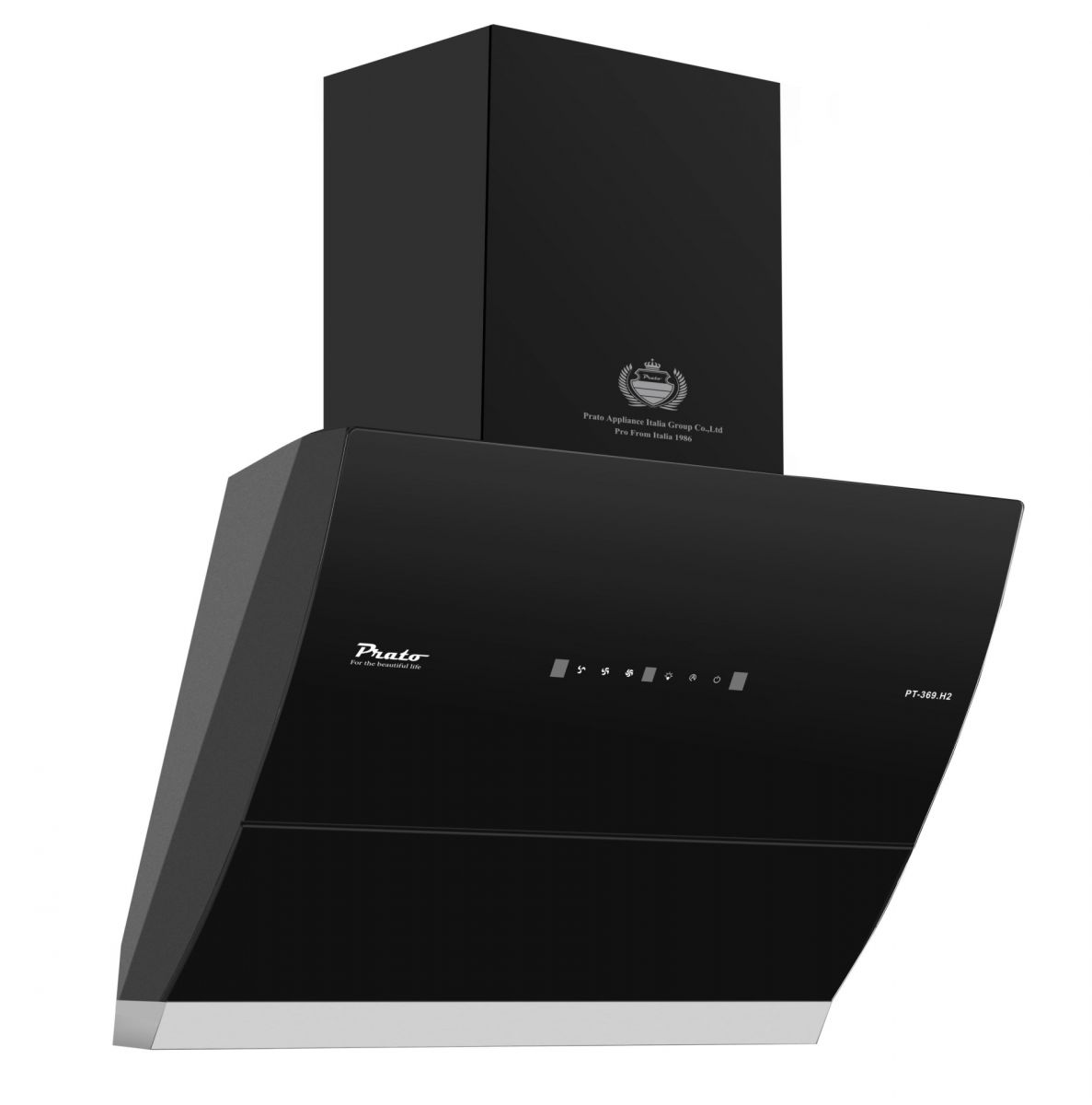 Máy hút mùi kính vát Model: PT-369.H2 