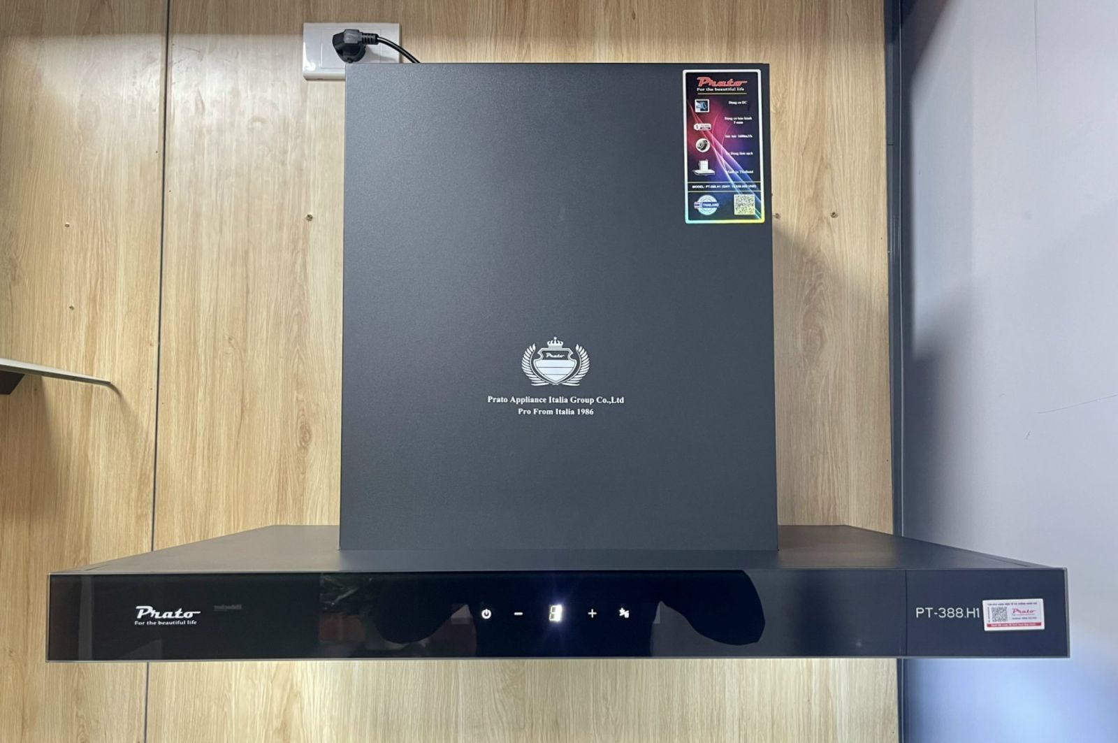 Máy hút mùi chữ T Model: PT-388.H1 