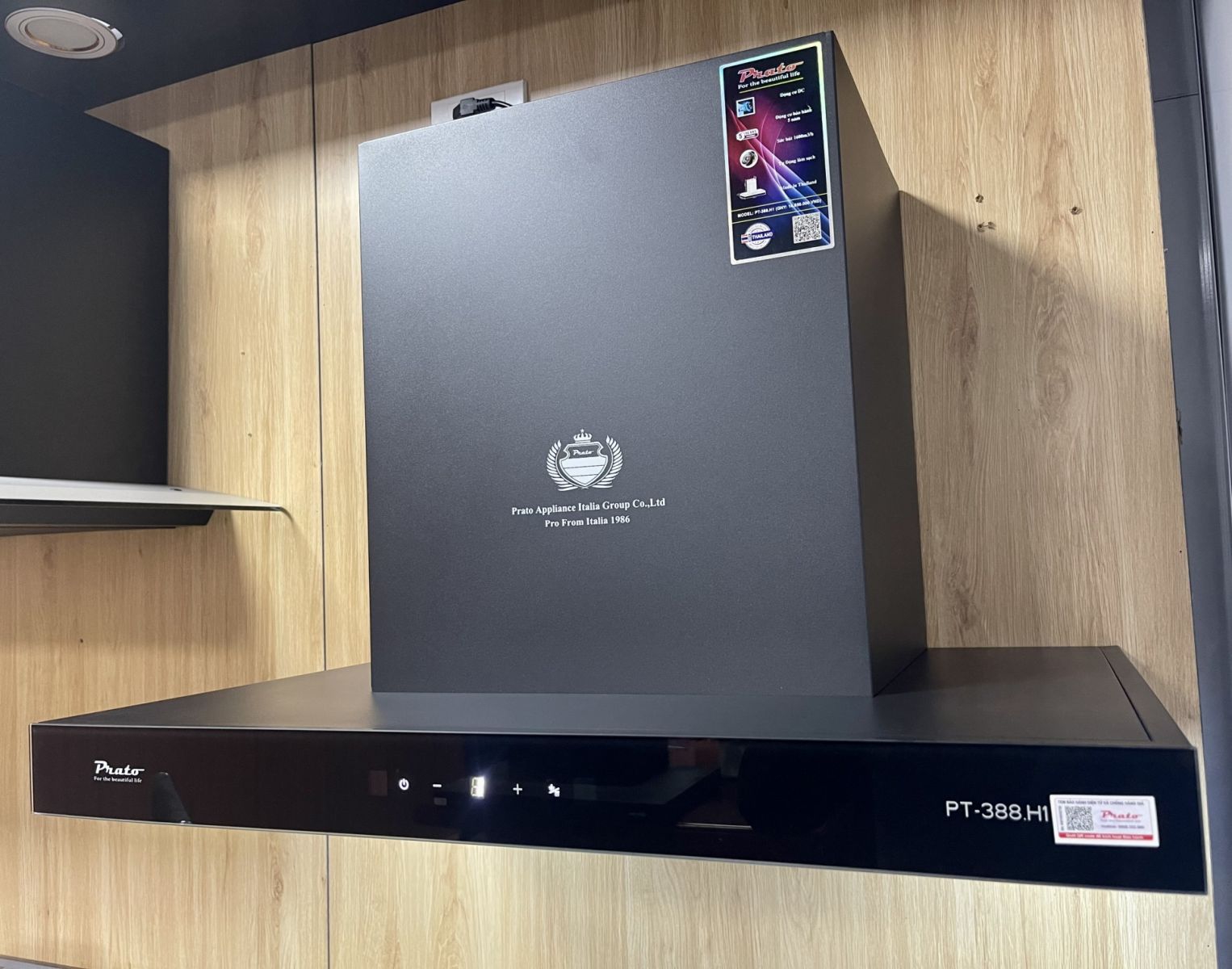 Máy hút mùi chữ T Model: PT-388.H1