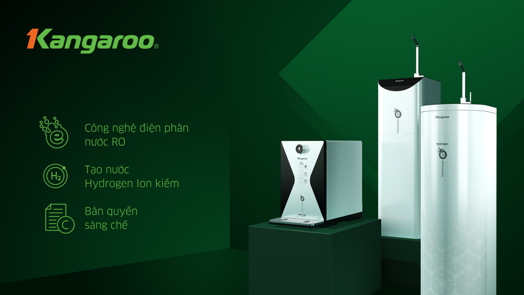 MÁY LỌC NƯỚC HYDROGEN - ION KIỀM - KANGAROO 