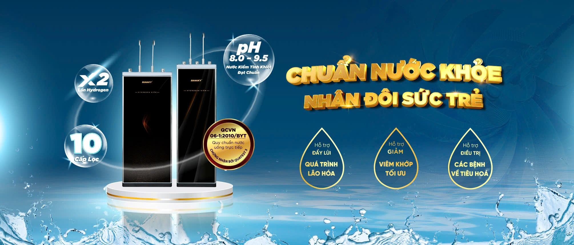 MÁY LỌC NƯỚC RO SANAKY 